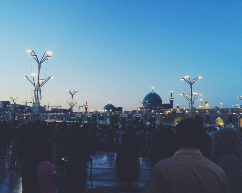 Inside Imam Reza Shrine, Reza area